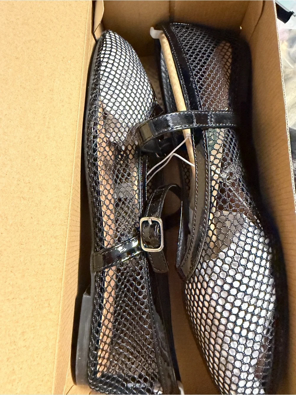 a new day Issa Flats in Jet Black